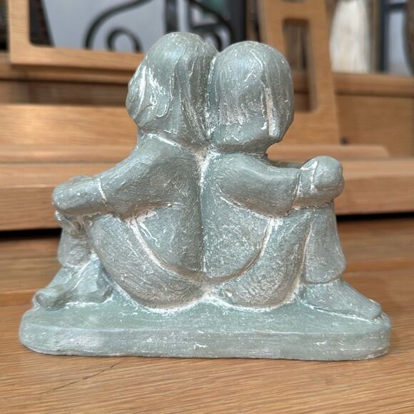 Isabel Bloom Sculpture Sisters Best Friends Artist Signed 2002 - Picture 10 of 11